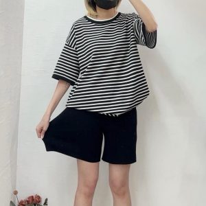 橫條紋套裝
